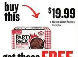 IGA Holteni's Beef Patties offer