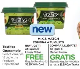Ralphs Tostitos Guacamole offer