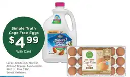 Ralphs Simple Truth Cage Free Eggs offer