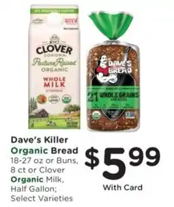 Ralphs Dave's Killer Organic Bread offer