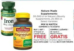 Ralphs Nature Made Supplements offer