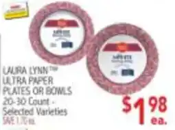Ingles Markets Laura Lynn ultra paper plates or bowls offer