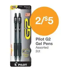 Kinney Drugs Pilot G2 Gel Pens offer