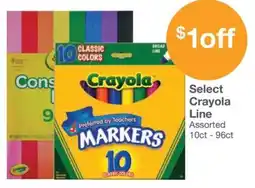 Kinney Drugs Crayola markers offer