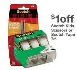Kinney Drugs Scotch Kids Scissors or Scotch Tape offer