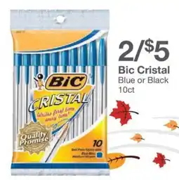 Kinney Drugs Bic Cristal offer