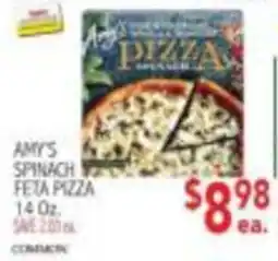 Ingles Markets Amy's spinach feta pizza offer