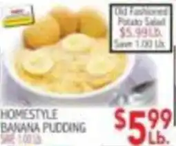 Ingles Markets Homestyle banana pudding offer