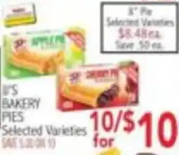 Ingles Markets Iv's bakery pies offer