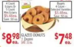 Ingles Markets Glazed Donuts offer