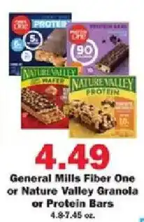 Schnucks General Mills Fiber One or Nature Valley Granola or Protein Bars offer