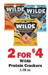 Schnucks Wilde Protein Crackers offer