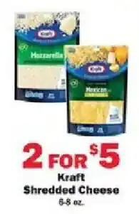 Schnucks Kraft shredded cheese offer