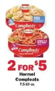Schnucks Hormel Compleats offer