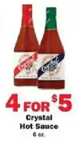 Schnucks Crystal Hot Sauce offer