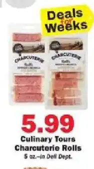 Schnucks Culinary Tours Charcuterie Rolls offer