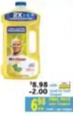 Ingles Markets Mr. Clean dish soap offer