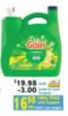 Ingles Markets Gain liquid detergent offer