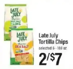 Lowes Foods Late July Tortilla Chips offer