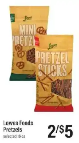 Lowes Foods Lowes Foods Pretzels offer