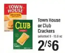 Lowes Foods Town House or Club Crackers offer