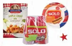 Food City Solo apple crisp mix offer