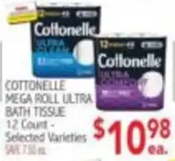 Ingles Markets Cottonelle mega roll ultra bath tissue offer