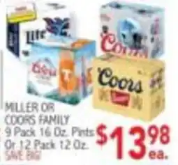 Ingles Markets Miller or Coors family offer