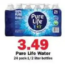 Schnucks Pure Life Water offer