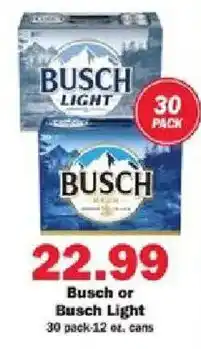 Schnucks Busch or Busch Light offer