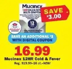 Schnucks Mucinex 12HR Cold & Fever offer