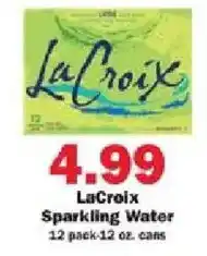 Schnucks LaCroix sparkling water offer