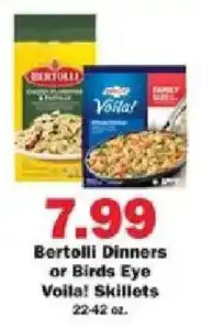 Schnucks Bertolli Dinners or Birds Eye Voila! Skillets offer