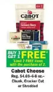 Schnucks Cabot Cheese offer