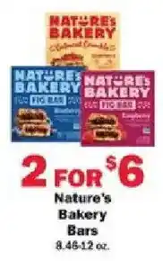 Schnucks Nature's Bakery Bars offer