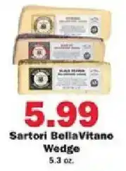 Schnucks Sartori Bellavitano wedge offer
