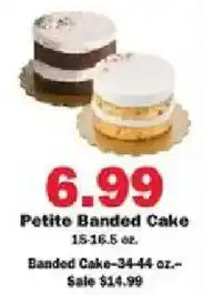 Schnucks Petite Banded Cake offer