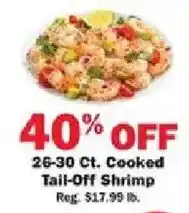 Schnucks Cooked Tail-Off Shrimp offer