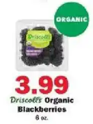 Schnucks Driscoll's Organic Blackberries offer