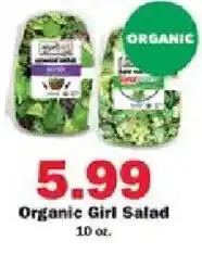 Schnucks Organic Girl Salad offer