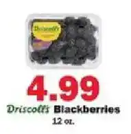Schnucks Driscoll's Blackberries offer