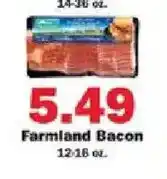 Schnucks Farmland Bacon offer