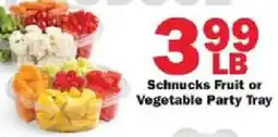 Schnucks Schnucks Fruit or Vegetable Party Tray offer