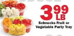 Schnucks Schnucks Fruit or Vegetable Party Tray offer