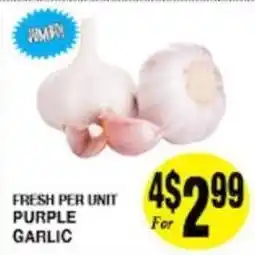 Arlan's Market Fresh Purple Garlic offer