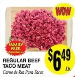 Arlan's Market Regular Beef Taco Meat offer