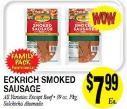 Arlan's Market Eckrich smoked sausage offer
