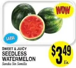 Arlan's Market Sweet & Juicy Seedless Watermelon offer