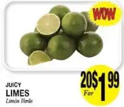 Arlan's Market Juicy Limes offer