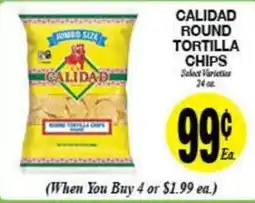Arlan's Market Calidad round tortilla chips offer